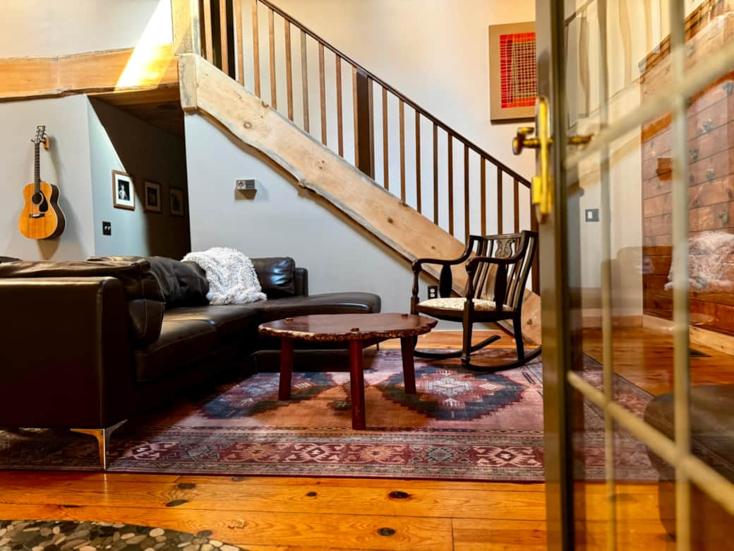 Wolf Lodge Fryeburg Living Room -