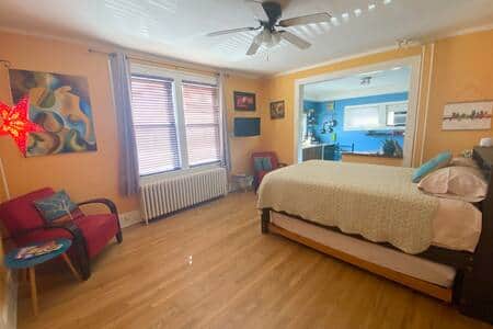 Bright and Sunny, just steps from apartment to Orange Peel, breweries and more