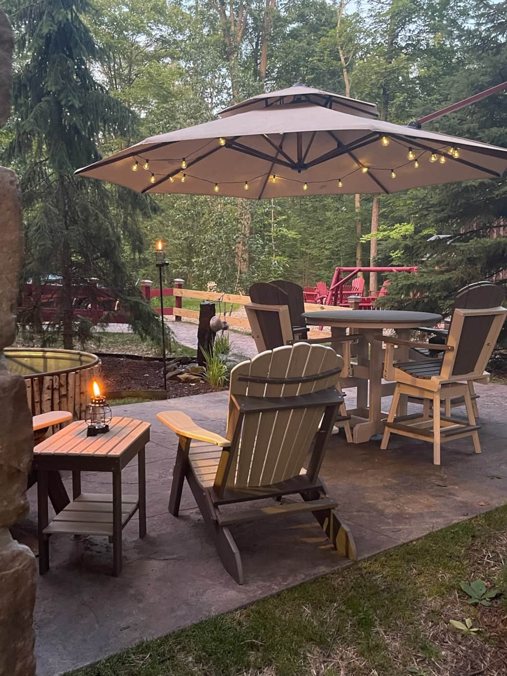 Patio at Dusk