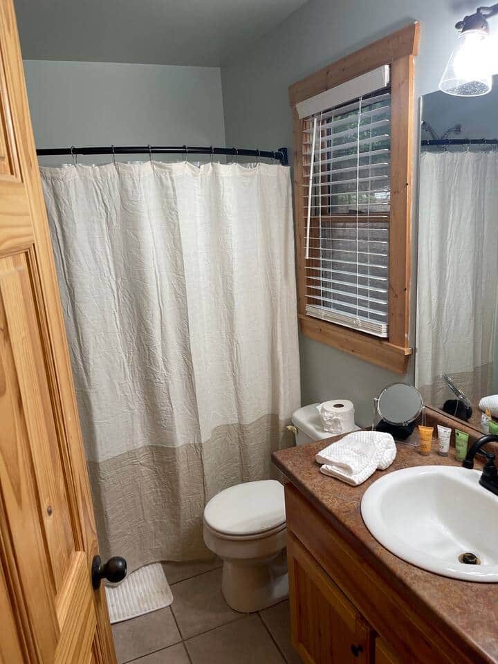 Tub/Shower combo in guest bathroom