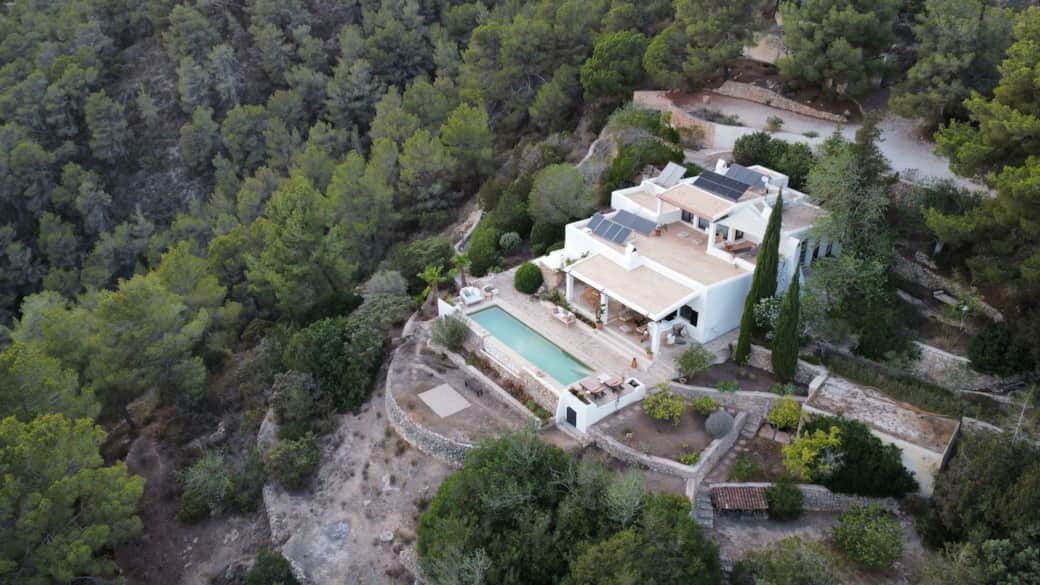 Drone view of Finca del Cielo