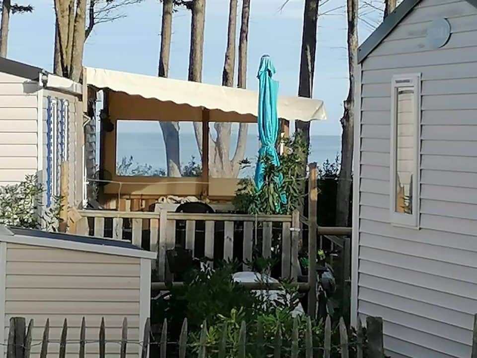 Aperçu mer depuis la terrasse