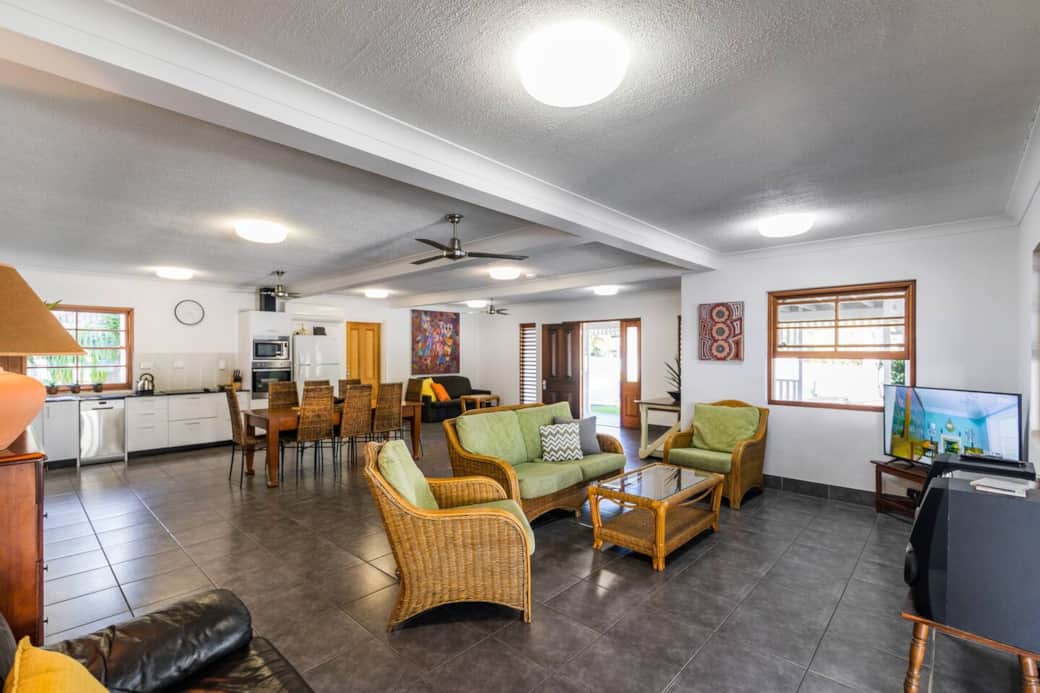 Downstairs living/dining - open plan