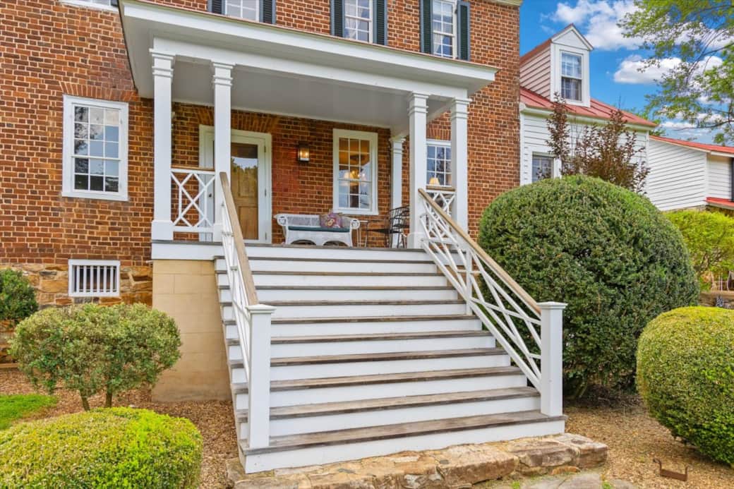 Front Entry stairs and porch