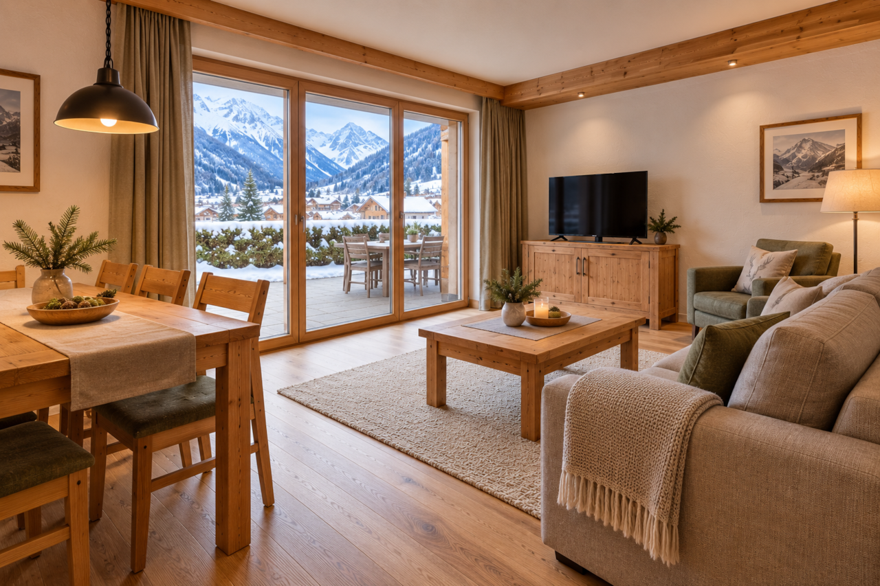 Ischgl 5 Personen-wohnzimmer