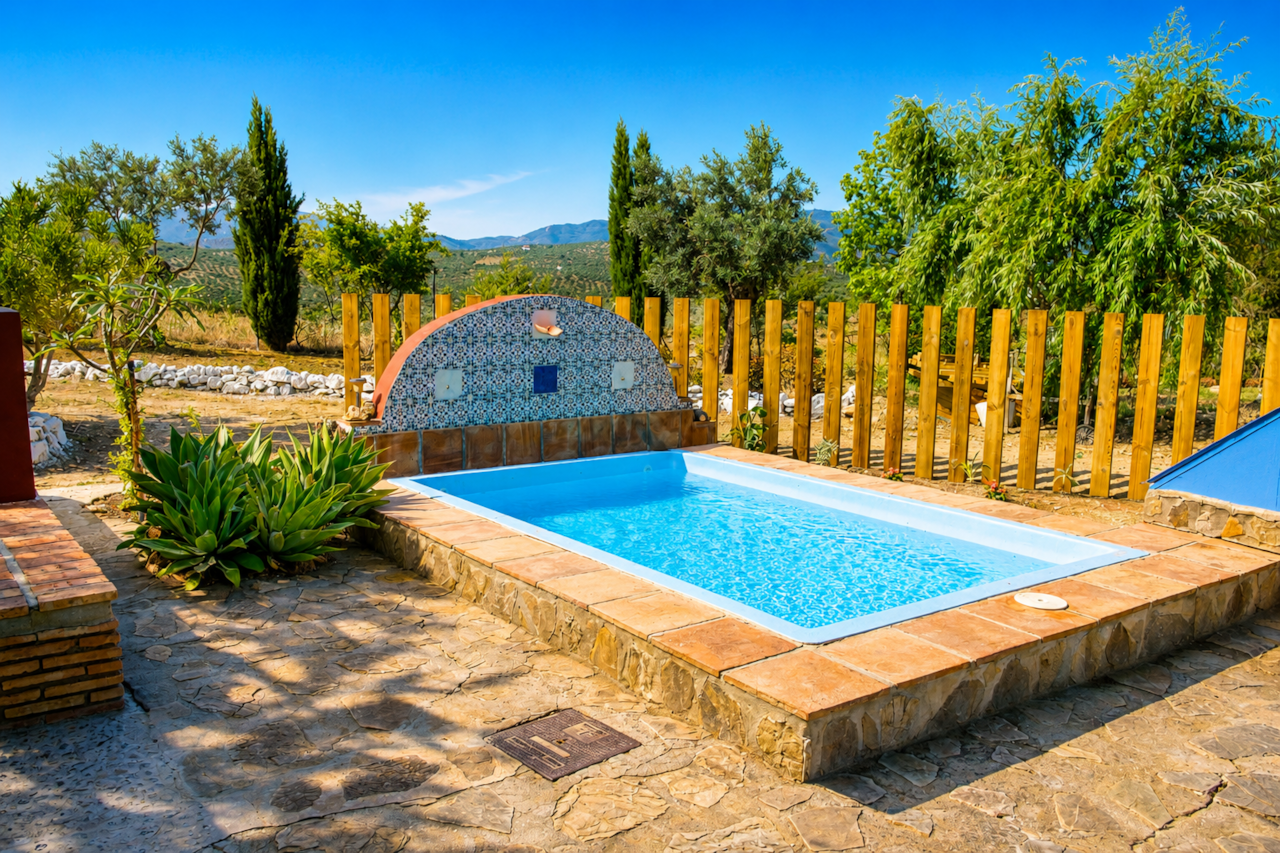 Date un baño con la tranquilidad del campo andaluz como escenario