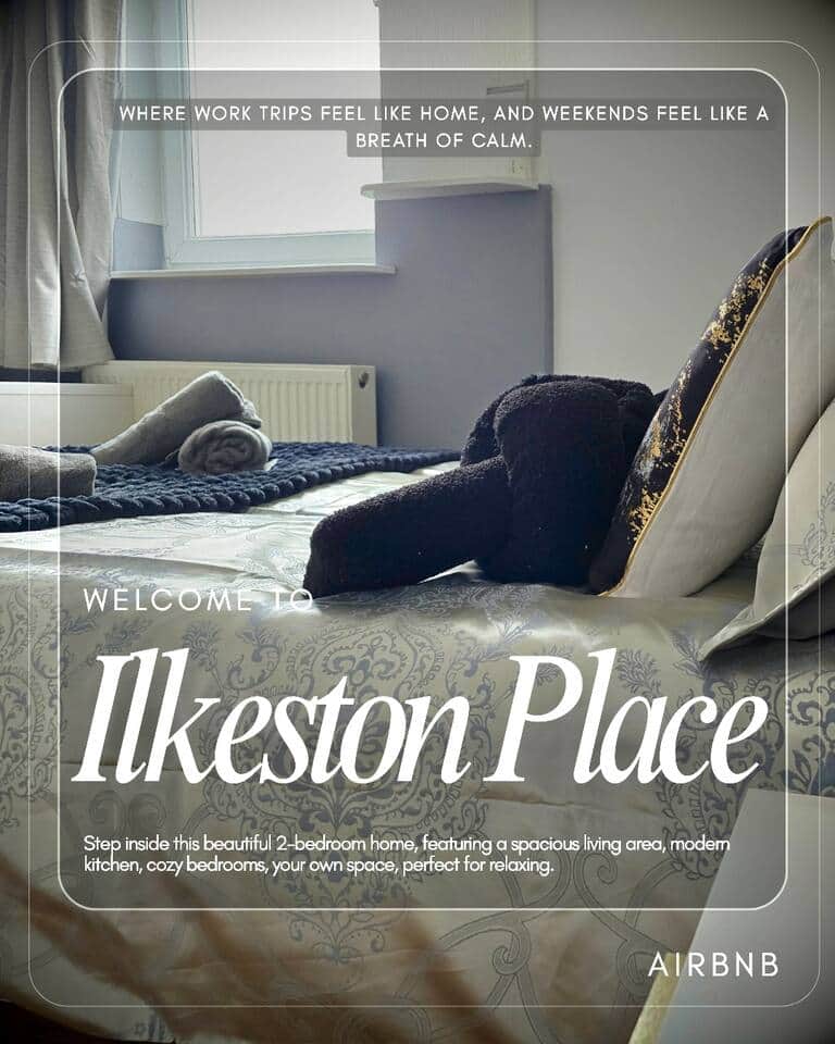 Ilkeston Place offers convenience, comfort, cosines and feeling like at home. Being local lots to see and do around. Walking, cycling or getting a bus just outside the house on the main road to get to town for shopping, eating or just fun Ilkeston Place offers convenience, comfort, cosines and feeling like at home. Being local lots to see and do around. Walking, cycling or getting a bus just outside the house on the main road to get to town for shopping, eating or just fun