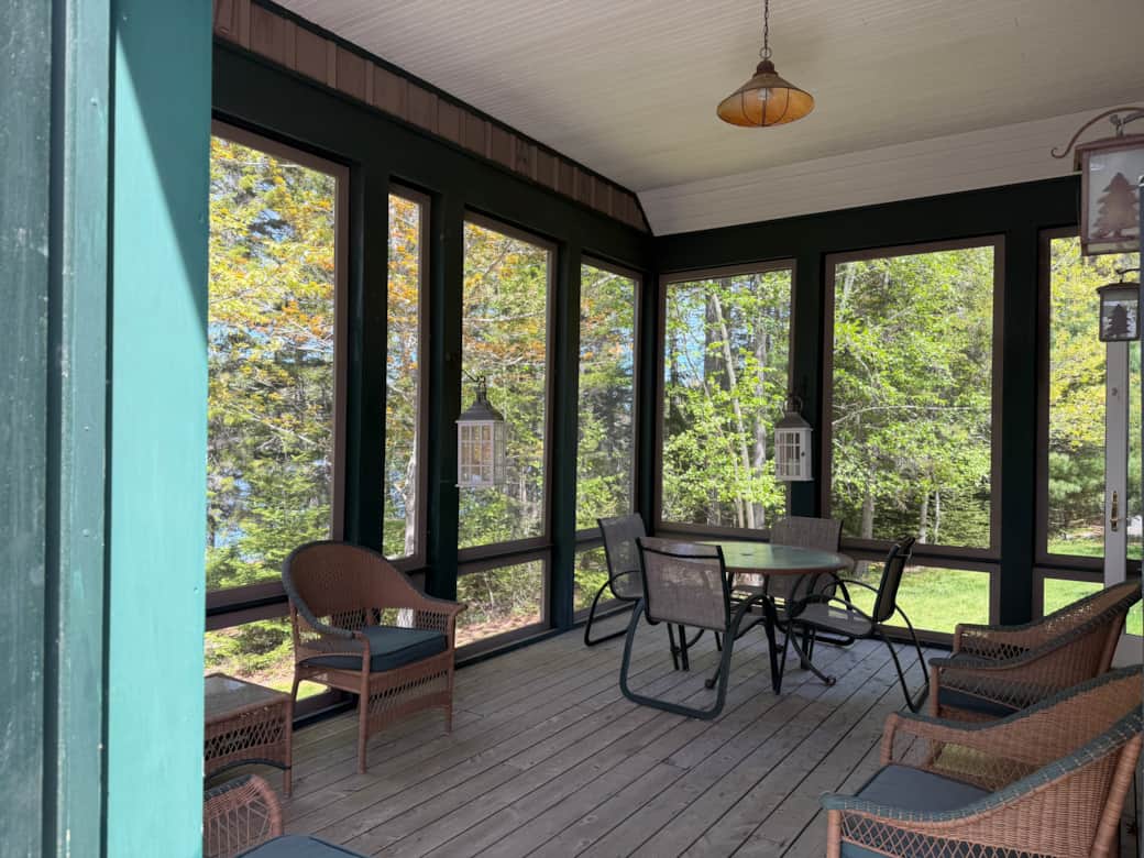 Screened porch Screened porch