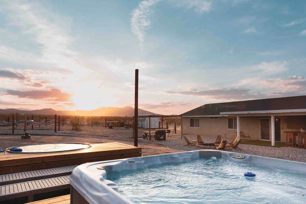Jump in the soaking pool or soak up the view from the Jacuzzi and custom built deck!
