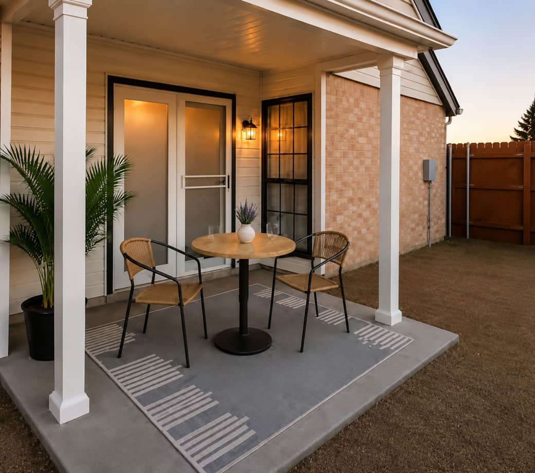 Patio Perfect for Relaxing