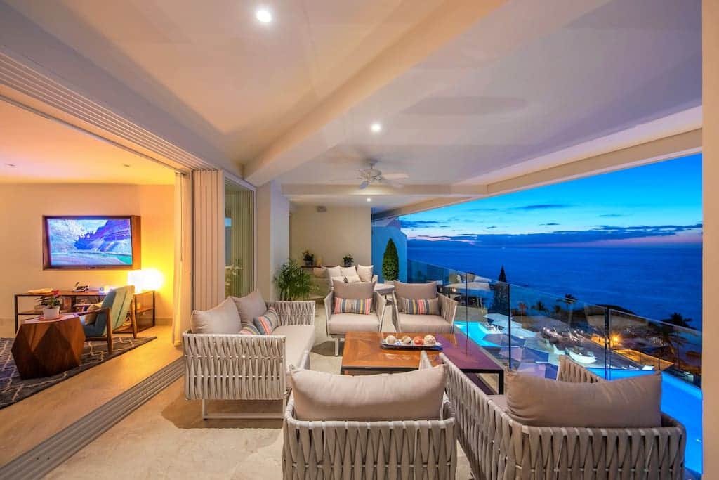 The Private Terrace offers magnificent views of Banderas Bay