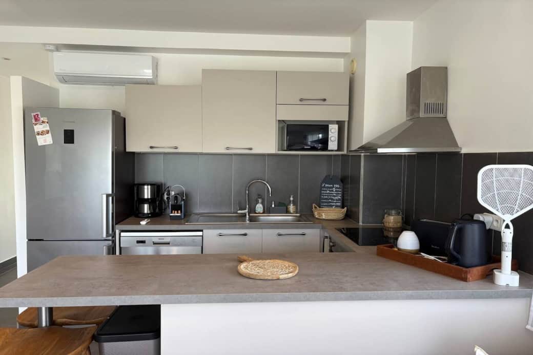 Kitchen open to the living room Sweet Java