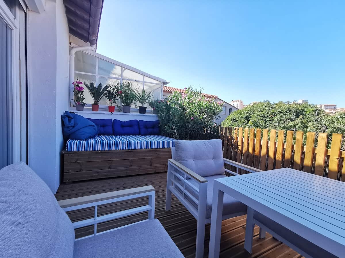 Terrasse plein ciel