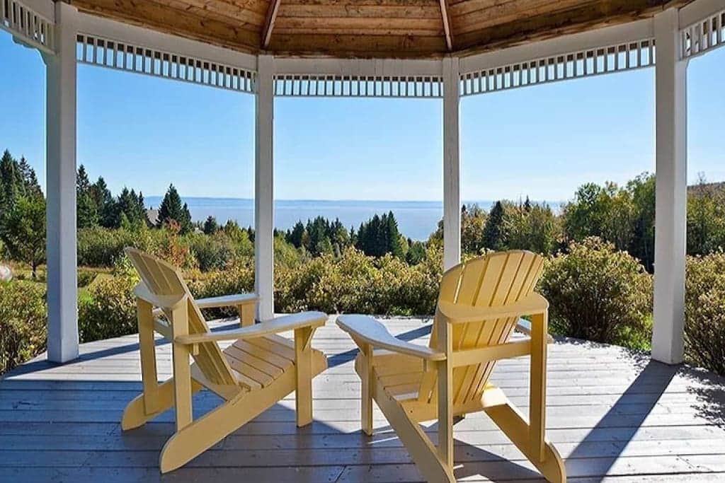 Gazebo avec vue