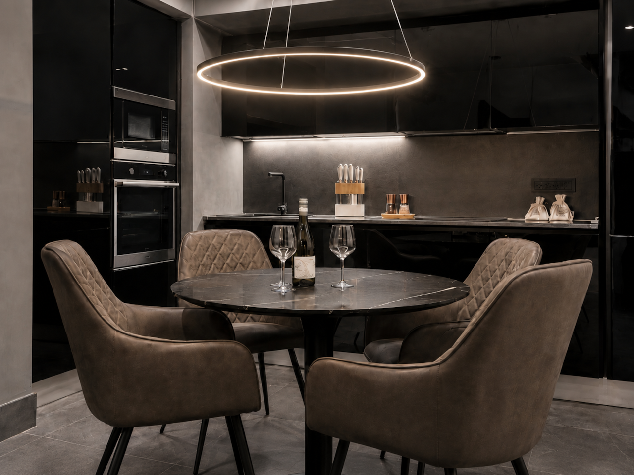 Cavour 31a olbia luxury dining area designer kitchen