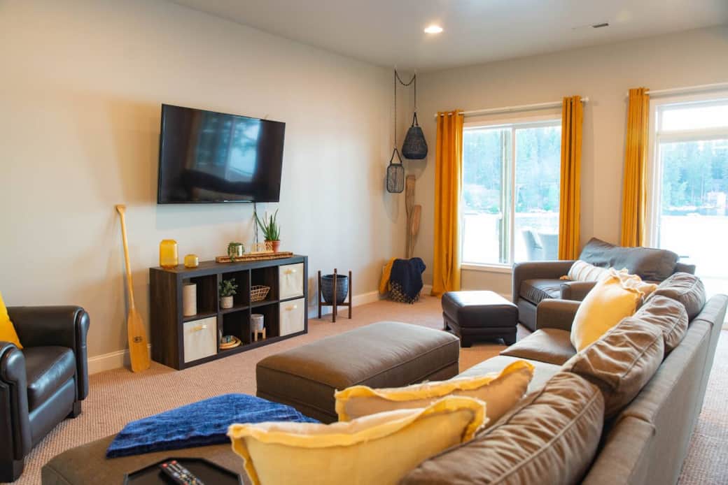 Lower level family room