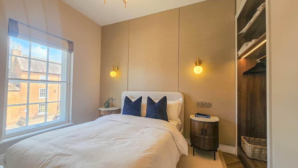 Double Bedroom with Town Views