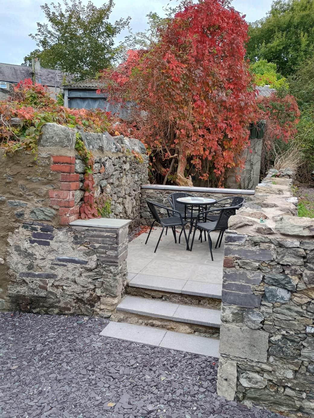 Outside seating area Outside seating area