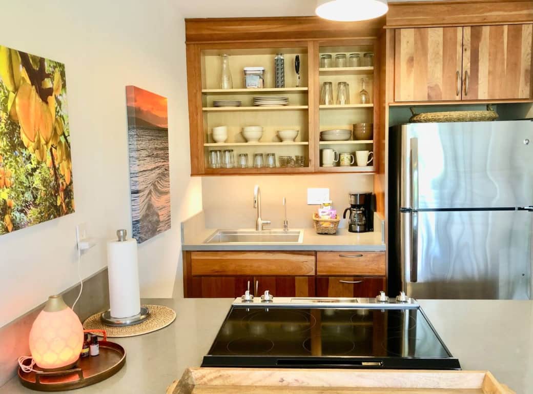 A full kitchen for all your cooking needs. 