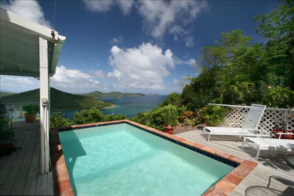 Pool with incredible Down-Island views and Caribbean Sea