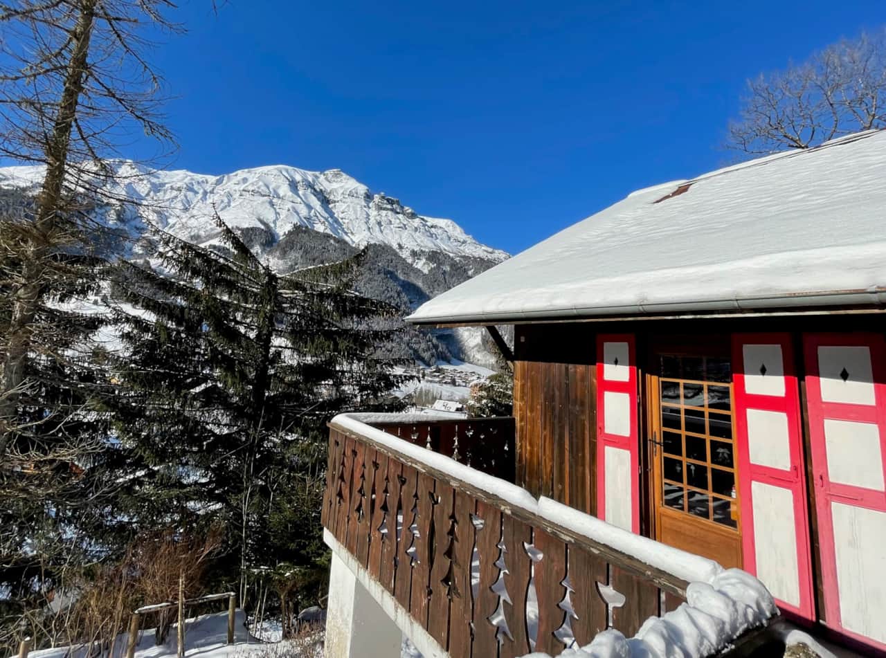 Vue sur le Mont Joly