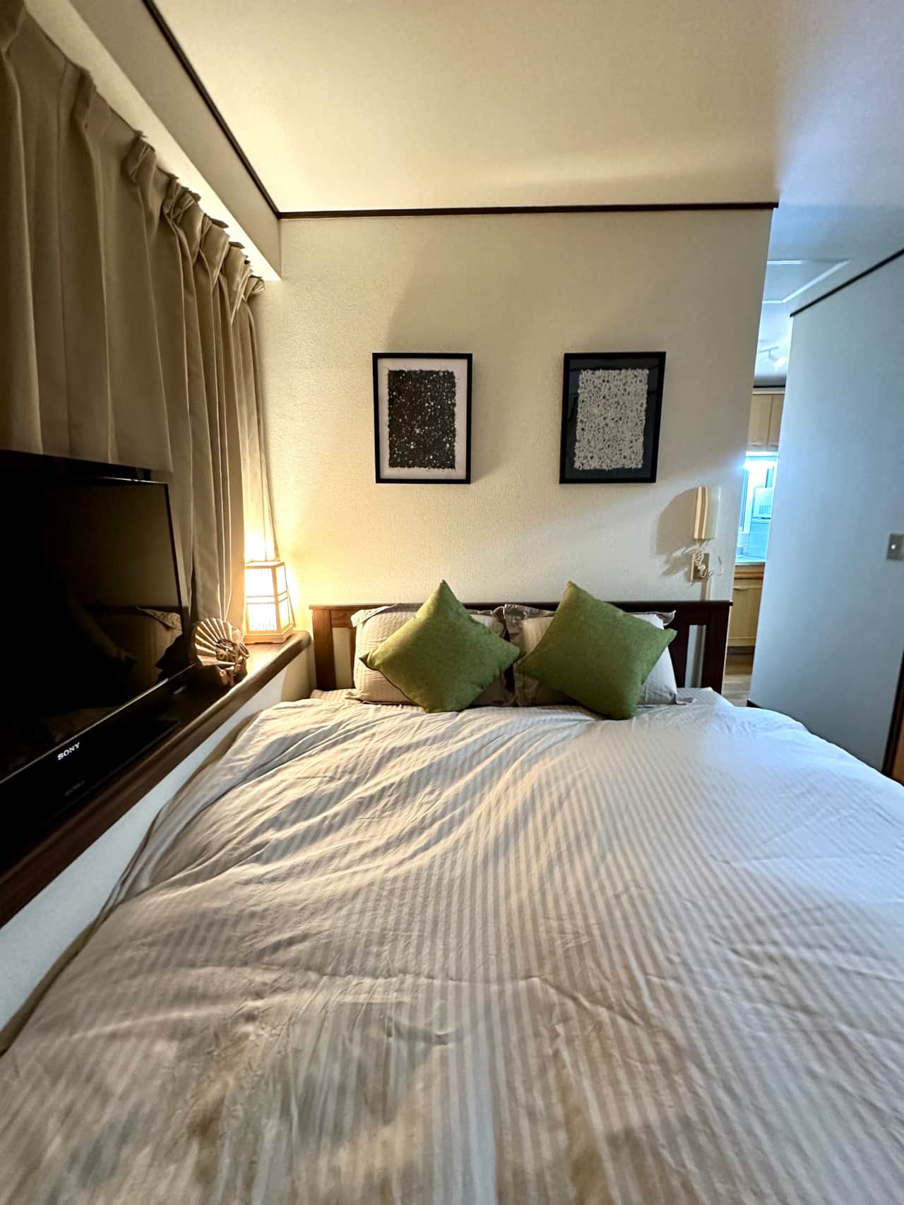 Bedroom with TV