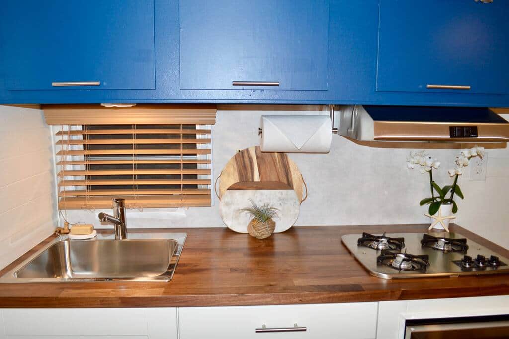 Sink and stovetop Sink and stovetop
