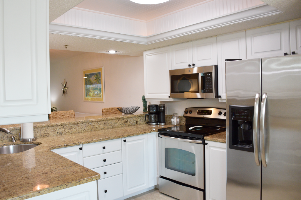 A fully-furnished kitchen made for cooking, gathering, and making memories.