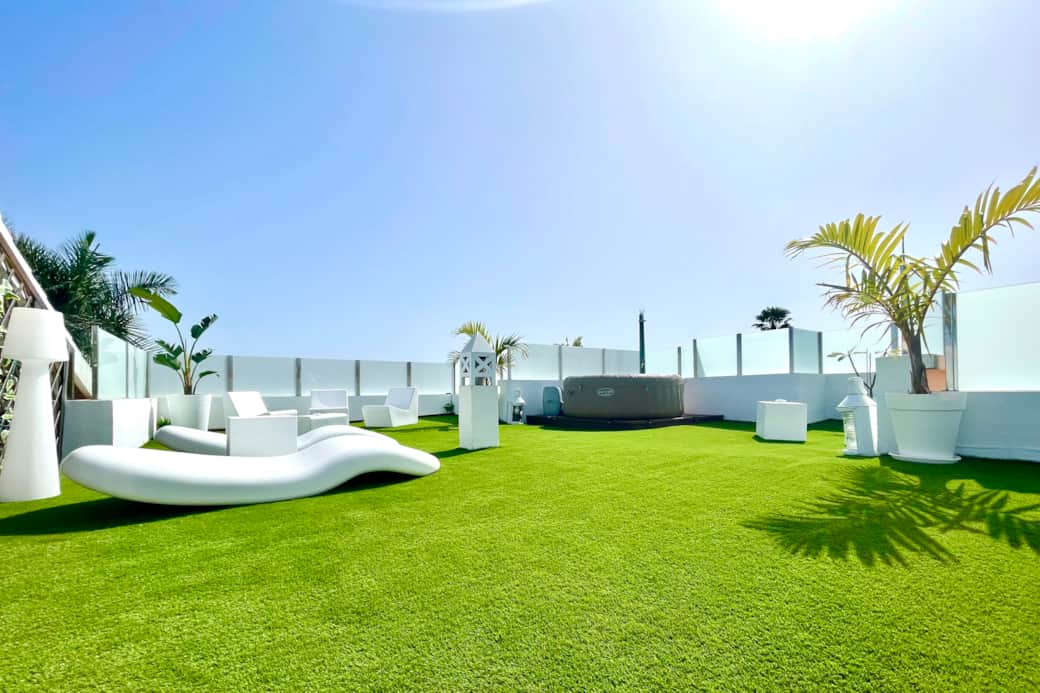 terrasse sur le toit