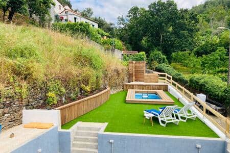 Pool with outdoor shower and sun deck Pool with outdoor shower and sun deck