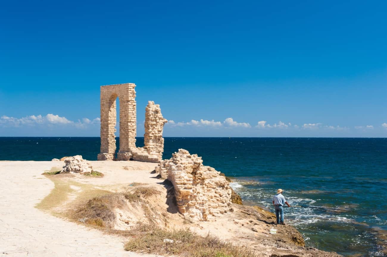 La porte vers le ciel Mahdia, Tunisie