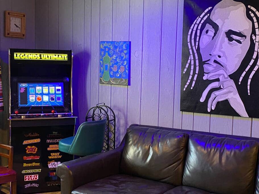 2 person full size arcade machine, N64, Wii, Nintendo, Foosball, PingPong, yard and board games.
