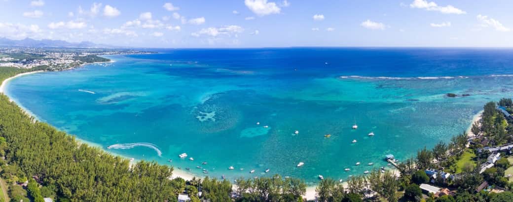Mon Choisy Public Beach - one of the most famous beaches of the island