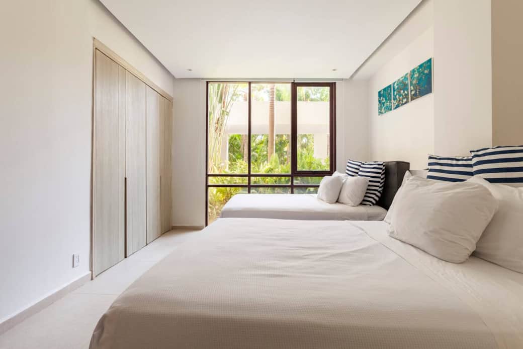 Recamara 2 camas Queen Size