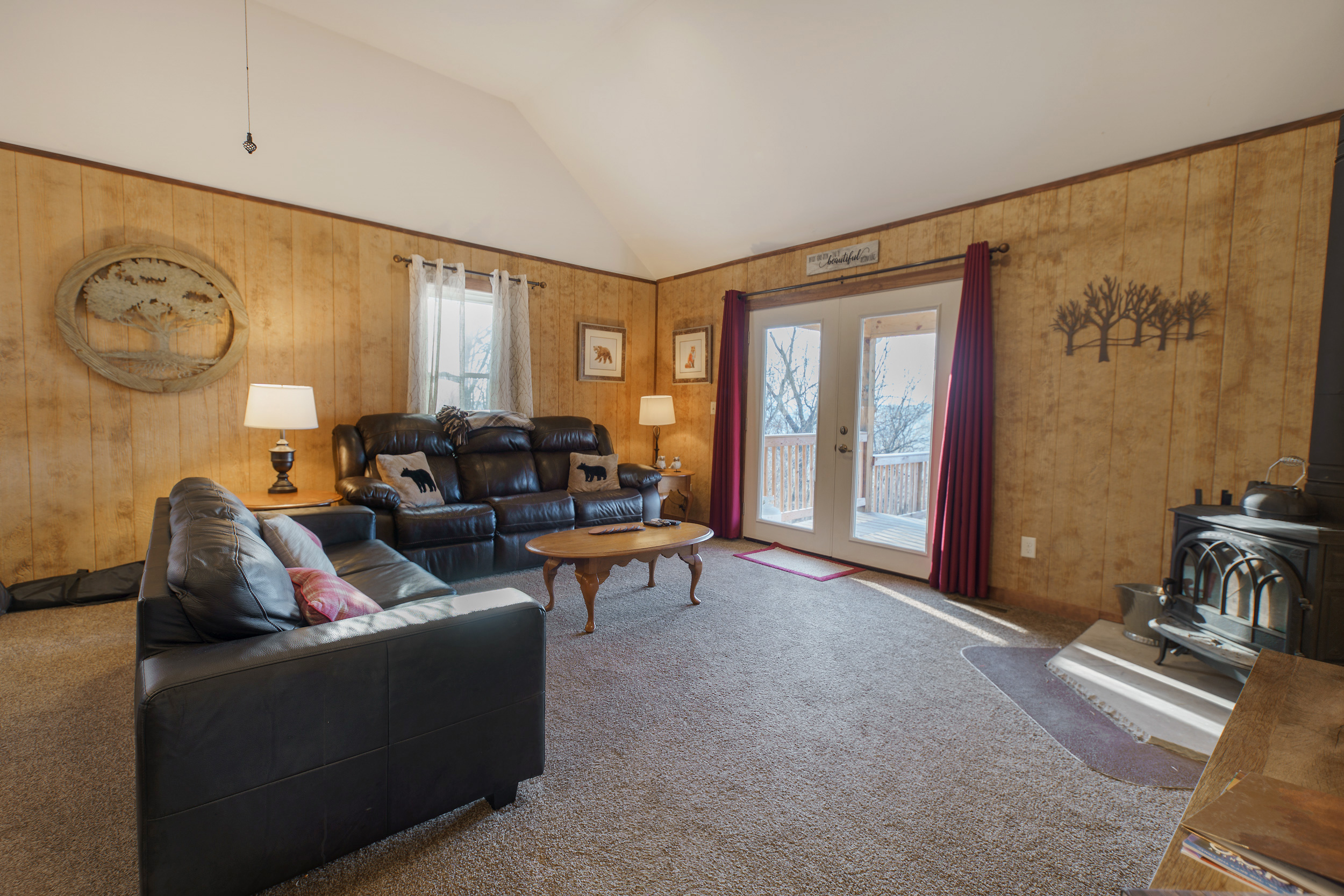 spacious living room