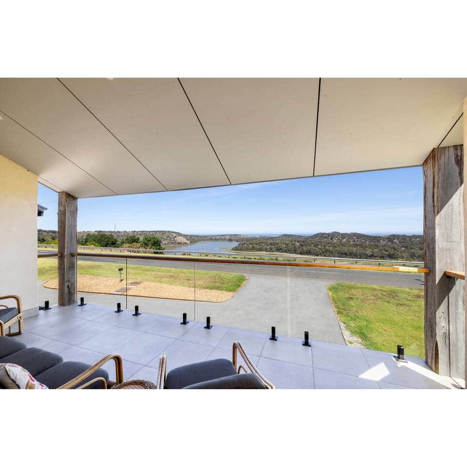 Balcony and view overlooking Tower Hills wildlife reserve. Balcony and view overlooking Tower Hills wildlife reserve.