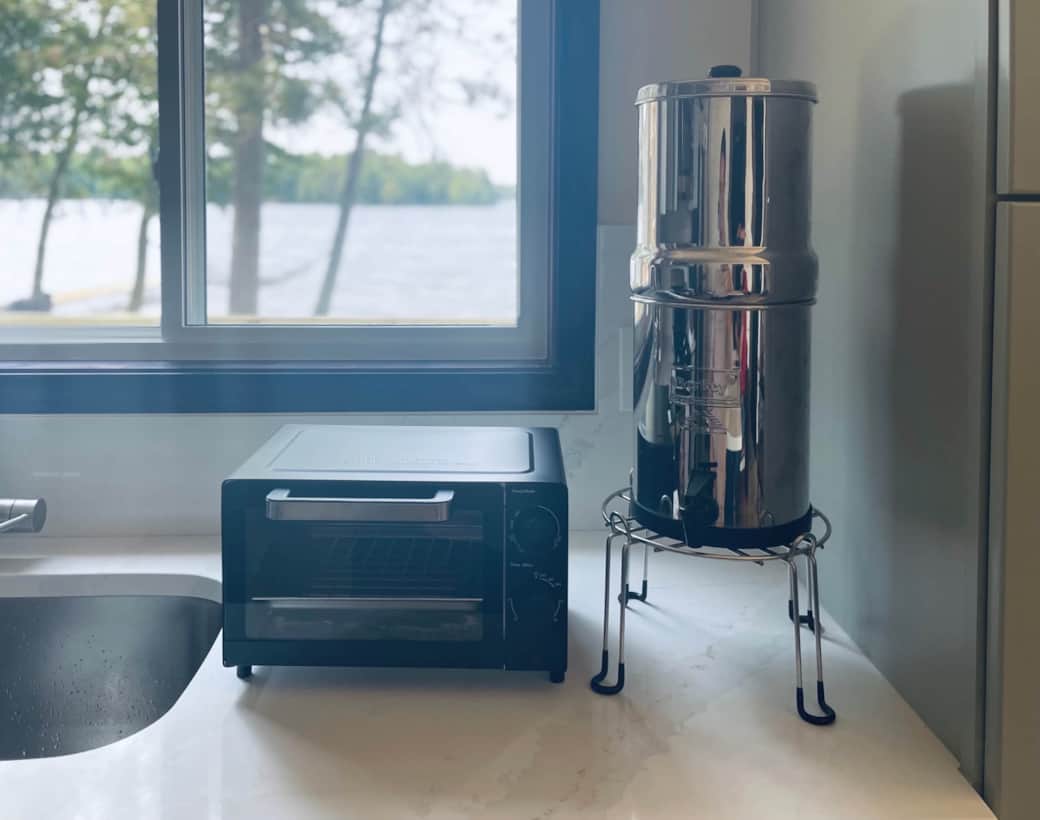 Small appliances (2 of 2): Berkey water filter and toaster oven