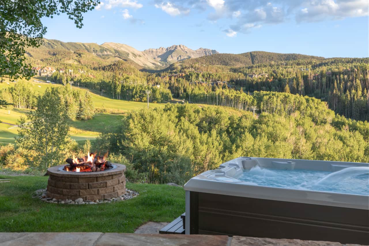 A private hot tub (new in 2026) and hot tub round out the outdoor home amenities