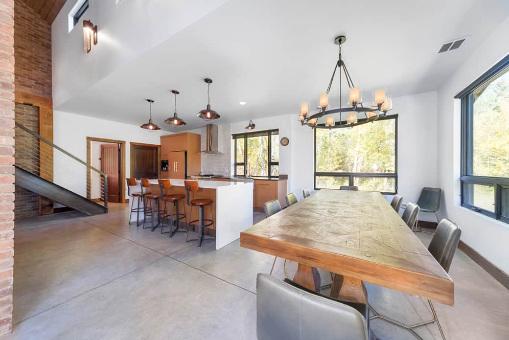 dining table that can seat up to 10