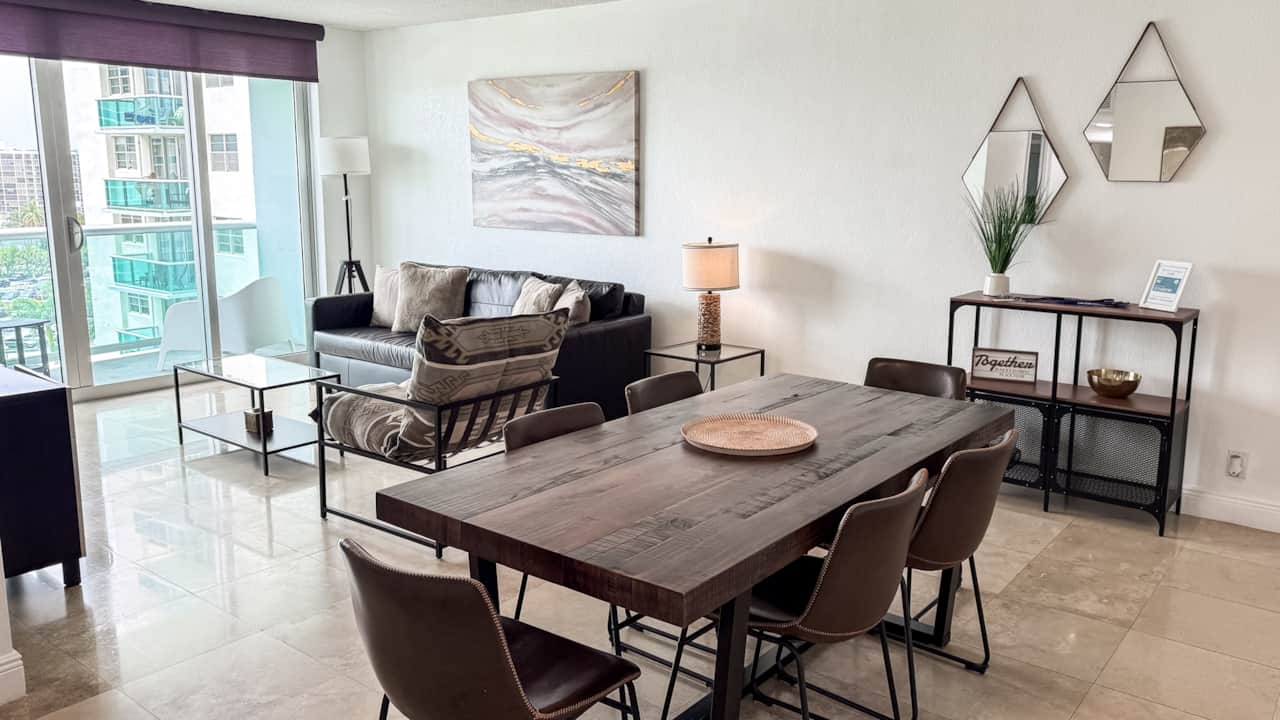 Comedor y sala de estar