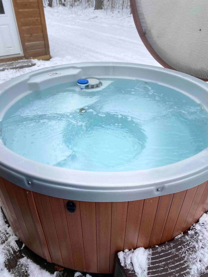 Warming Hot Tub!