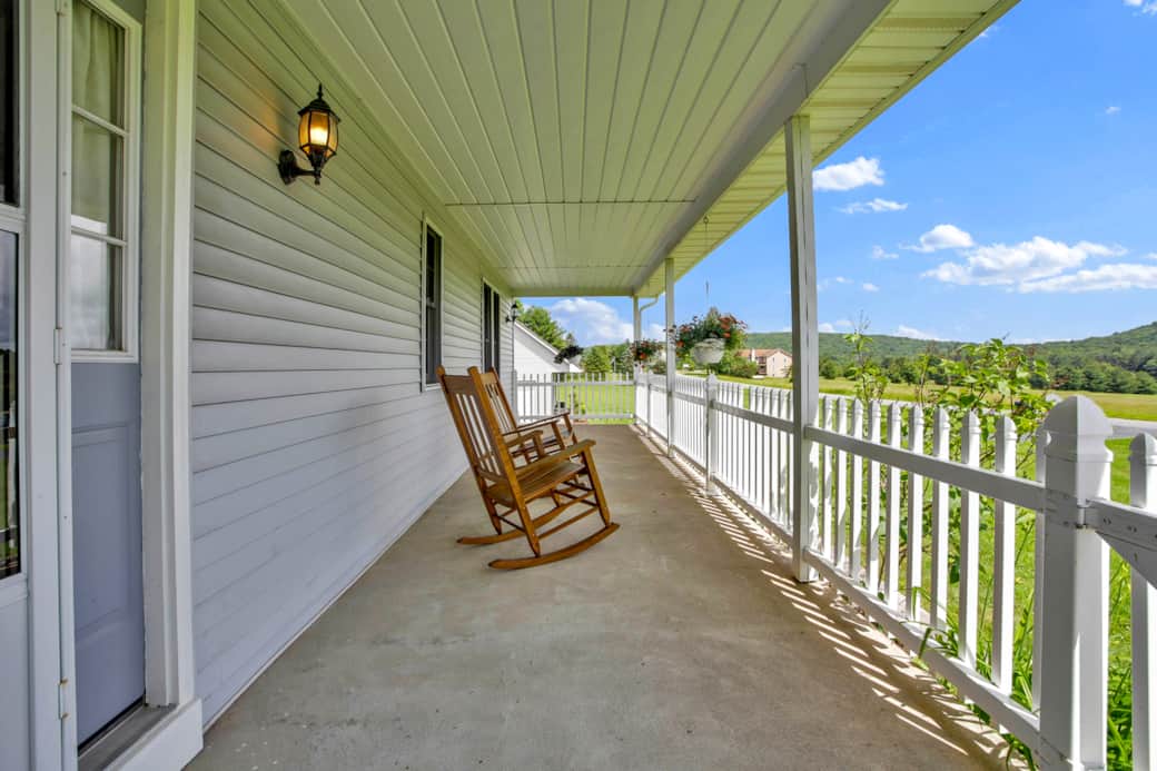 Front porch seating