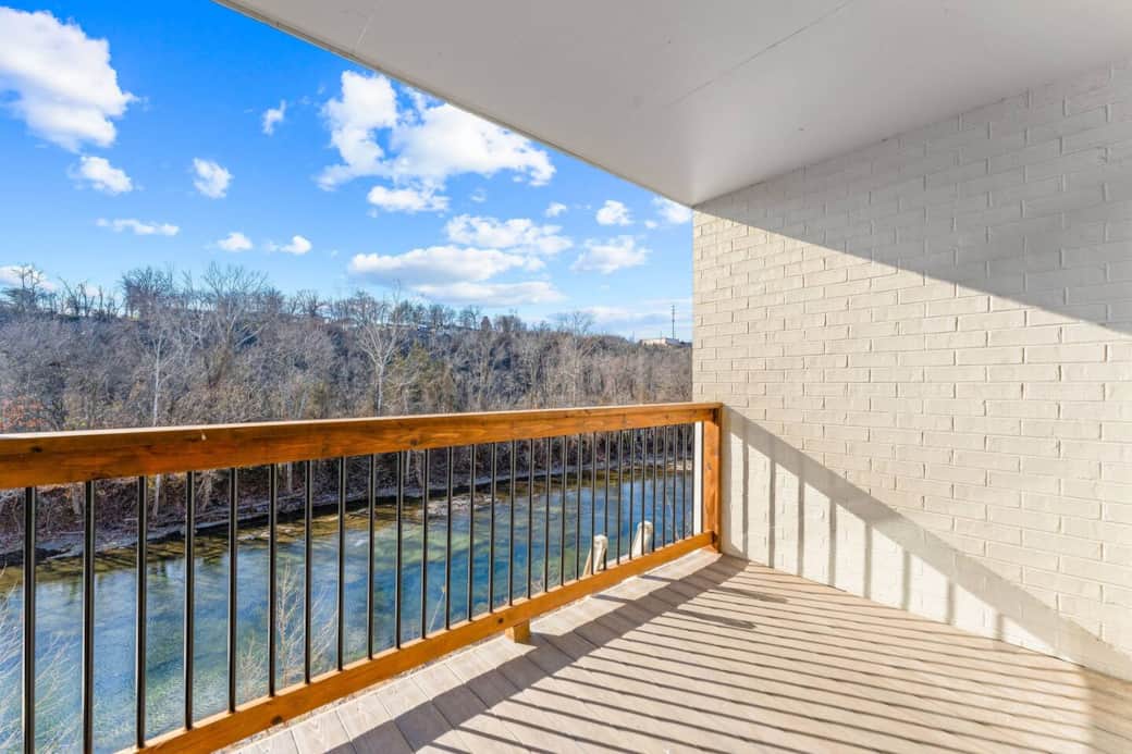 Amazing scenic view from balcony.