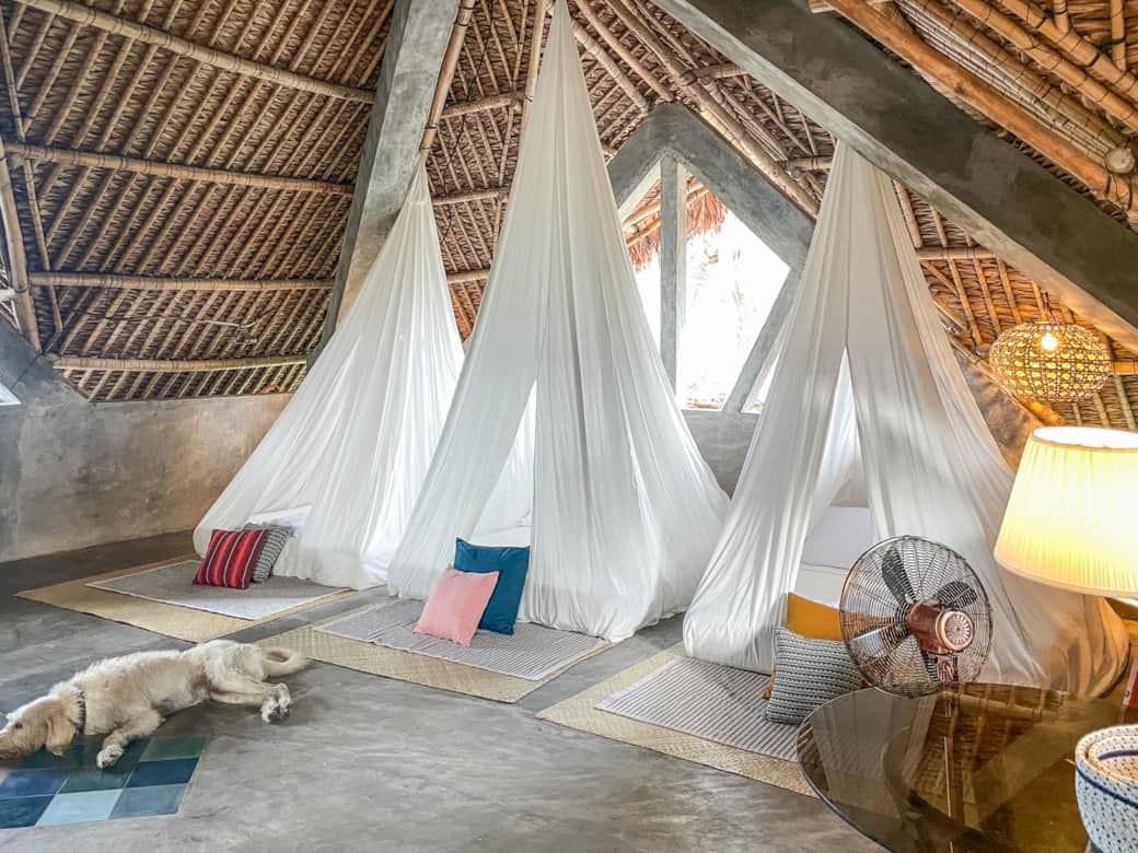 You get one of these Queen-sized beds all to yourself!