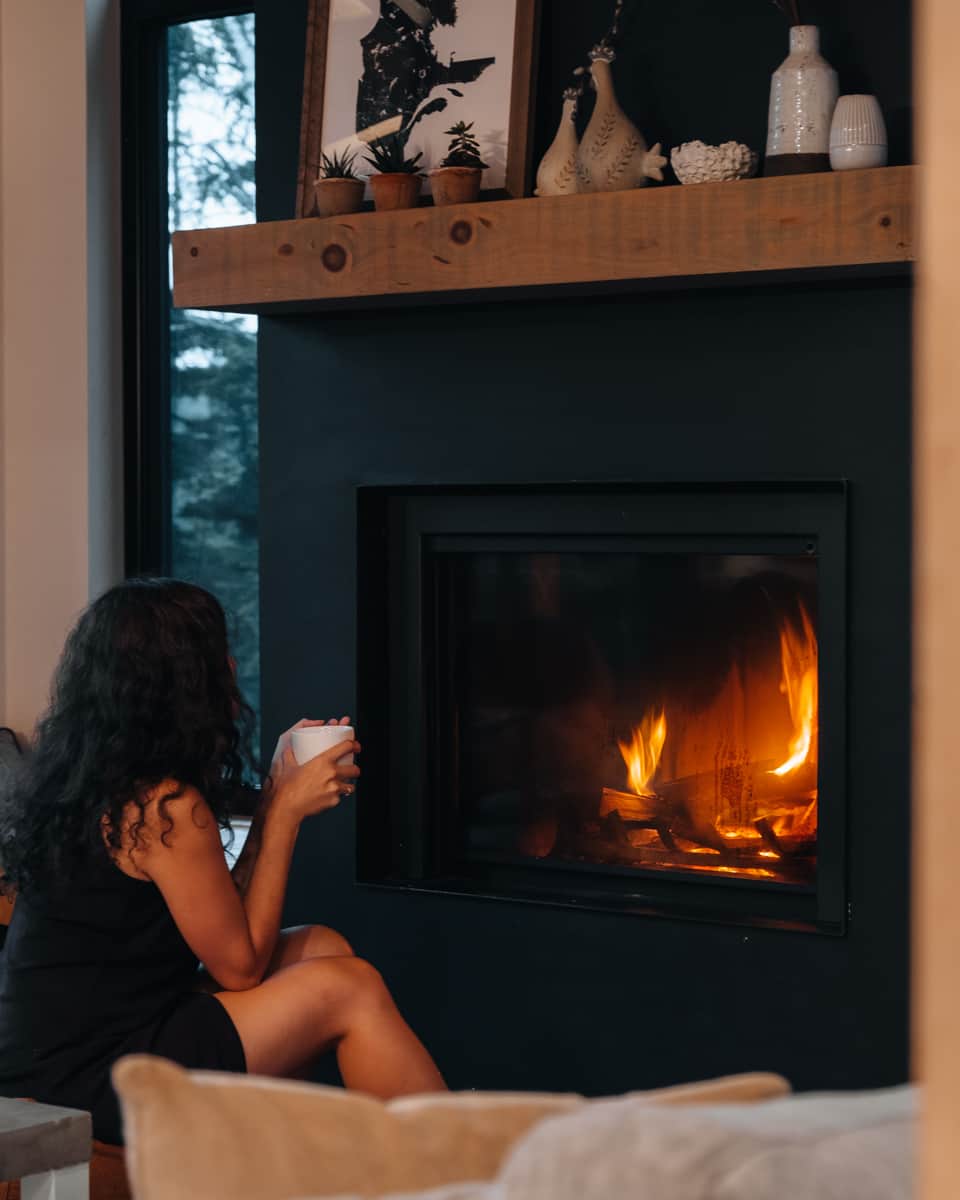 Cozy up by the fire