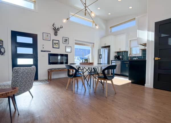 The Wayfarer Bungalow interior in Sheridan Wyoming