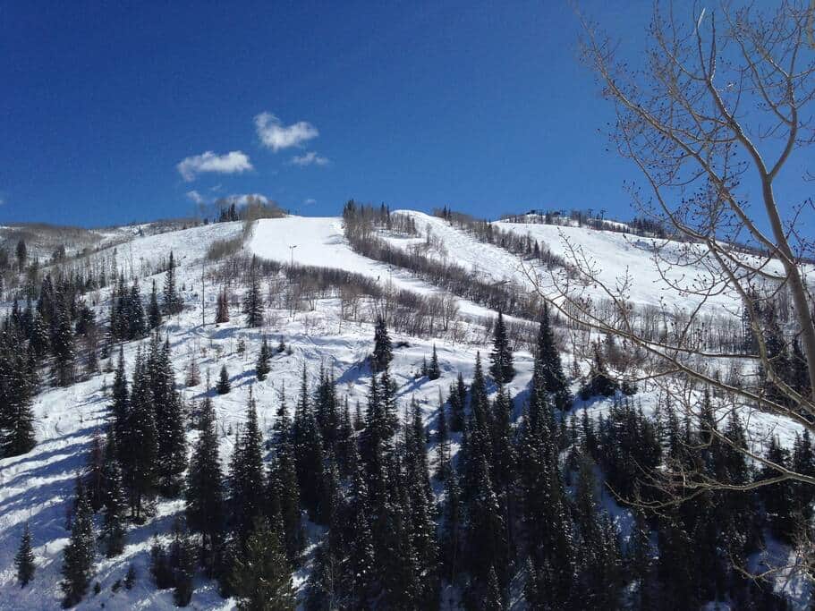 Steamboat Dream Vacation - Ski-In/Ski-Out 2 Bedroom 2 Bath  Condo - View from the private balcony 
