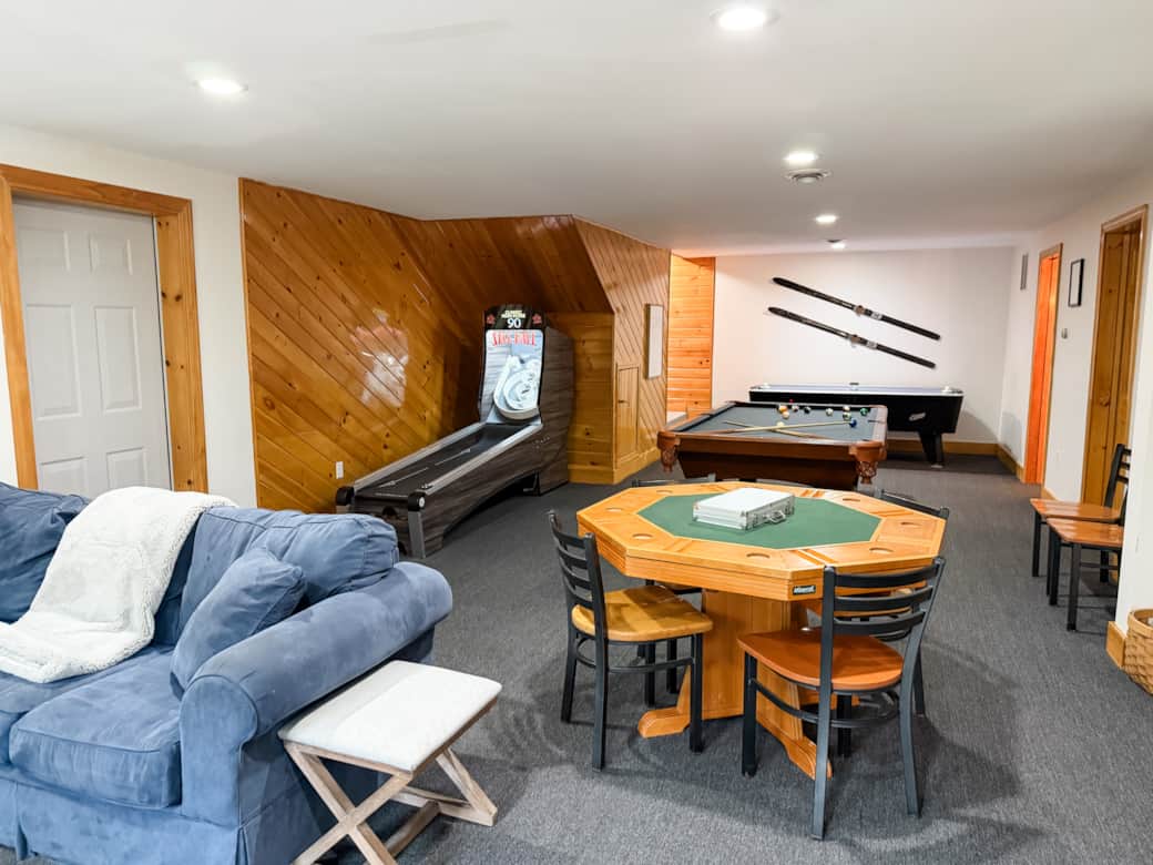 Lower level game room
