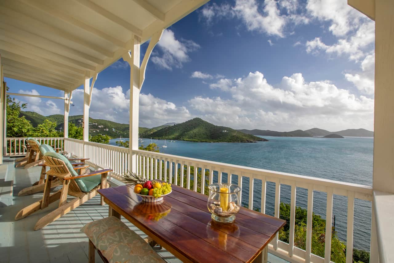 Stunning view from the covered porch