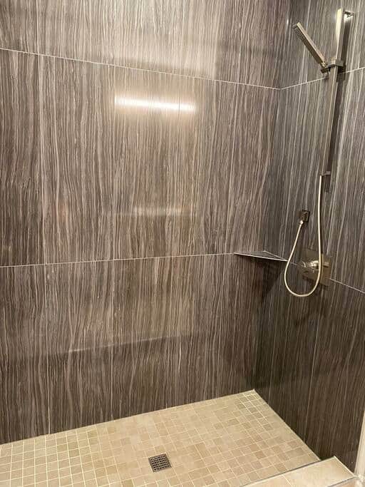 Main floor shower